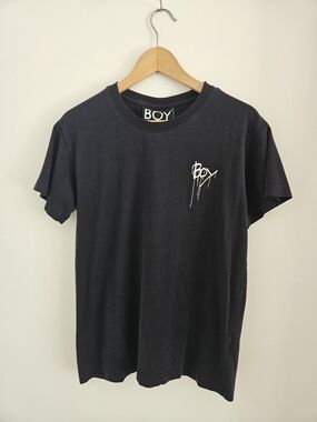 Boy London Shirt Mens Medium Black Punk Goth Designer